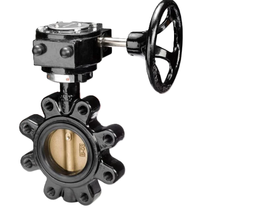 F625 50mm to 300mm Fully-Lugged Gearbox Operated Butterfly Valves – Ductile Iron